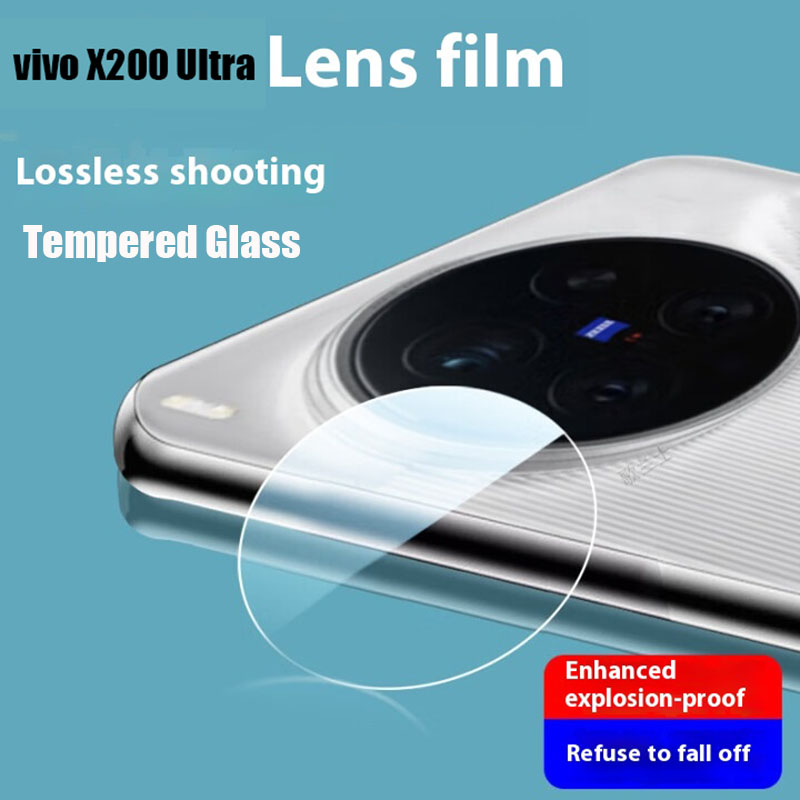 Vivo X200 - 3D Arka Temperli Cam Kamera Lens