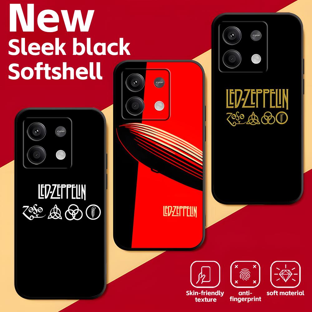 Xiaomi Redmi Note 13 - Band L-led Z-zeppelin ROCK Telefon Kılıfı
