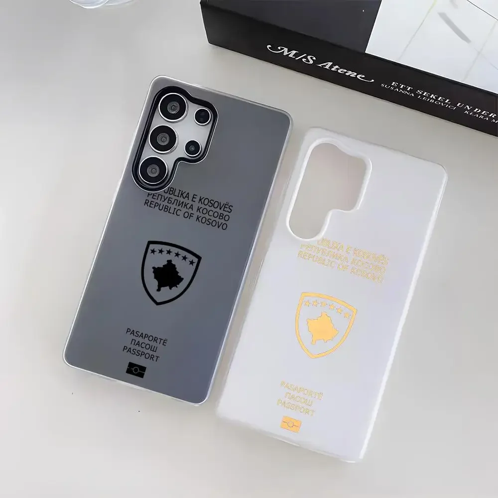 Samsung Galaxy S25 - Kosova Pasaport LOGOLU Telefon Kılıfı Samsung